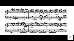 И.С. Бах. Маленькая прелюдия ФА мажор №8