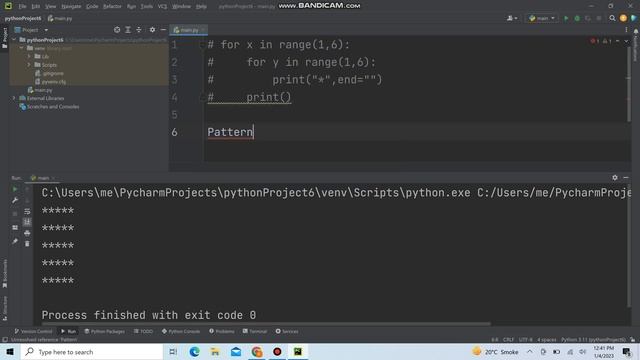 pattern problem in python | Python program | Python coding смотреть онлайн
