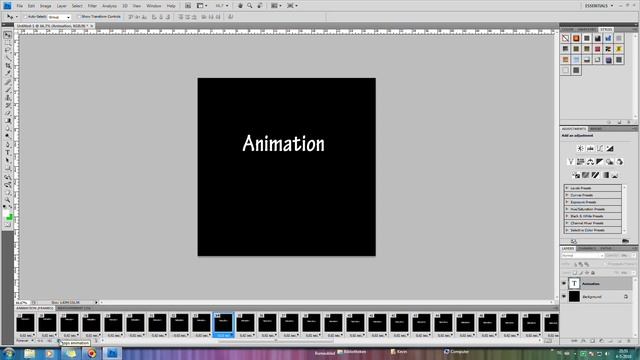 Photoshop CS4: How to work with animation смотреть онлайн