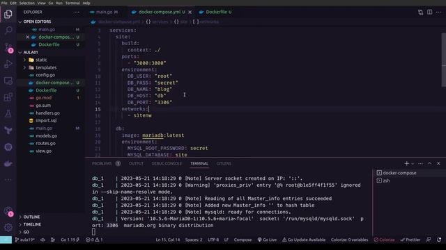 Web Development em Go - Parte 20/20 - Rodando nossa aplicação no Docker #golang #webdevelopment смотреть онлайн