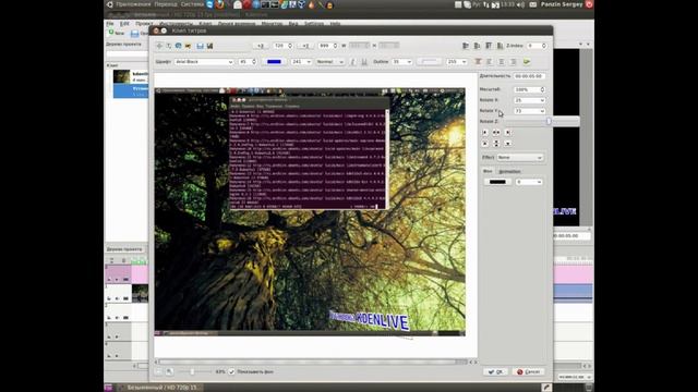 Как создавать титры в kdenlive? Часть 1 смотреть онлайн