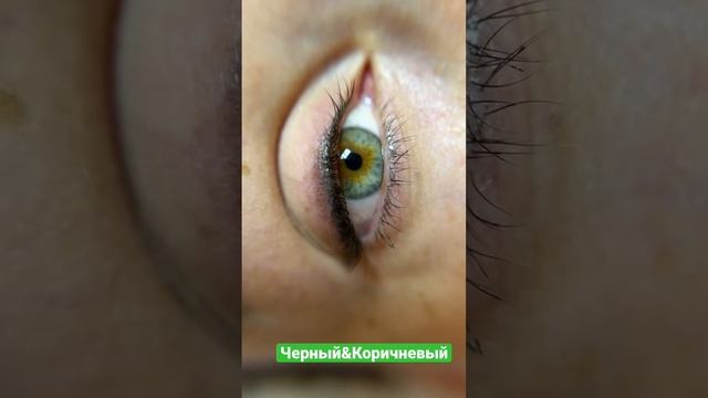 Зажившая стрелка с растушёвкой. Татуаж #shorts #татуажвек смотреть онлайн