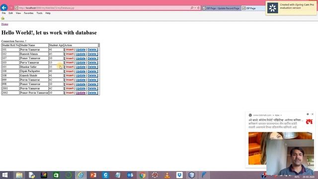 Working with JSP for MYSQL (SELECT & UPDATE) Part III смотреть онлайн
