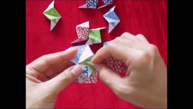 Como hacer POLIEDRO de papel? Papeleo hermosa KUSUDAMA Origami #5 смотреть онлайн