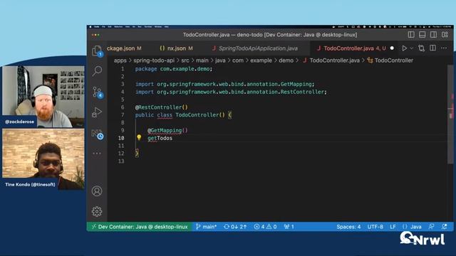 Nx + Spring Boot w/ Tine Kondo смотреть онлайн