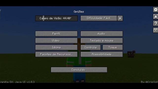 Nova interface JAVA UI Para Minecraft pocket edition 1.17! смотреть онлайн