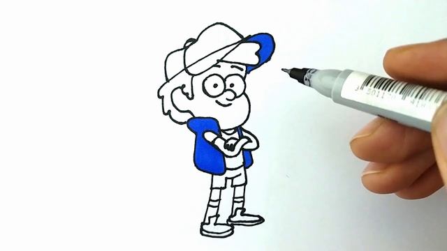 How to Draw and Color Dipper | Dipper Nasıl Çizilir ve Boyanır? смотреть онлайн