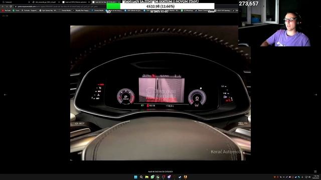 GUH REAKCIJA NA AUDI A6 3XS-LINE S3 C8 BLACK смотреть онлайн