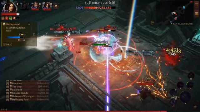 PvP test, new Wizard summoner is overpowered in Diablo смотреть онлайн