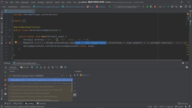 IntelliJ IDEA Debugging - Streams and Lambdas | AlgoThinker смотреть онлайн