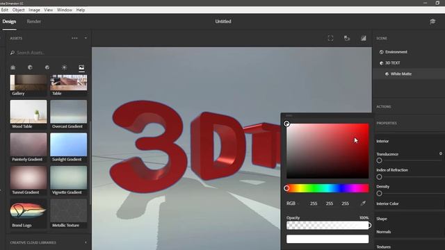 Adobe Dimension Cc 2018 | Learn How To Render Adobe Dimension CC Text