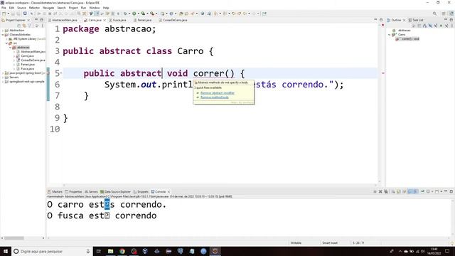 Entenda as Classes Abstratas em Java (abstract) смотреть онлайн
