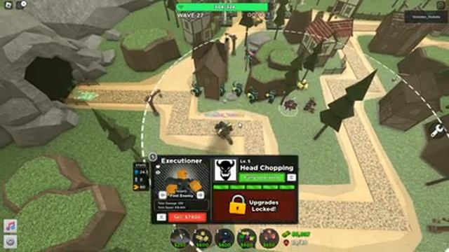 Medieval weapons against zombies Roblox Tower Defense Simulator смотреть онлайн