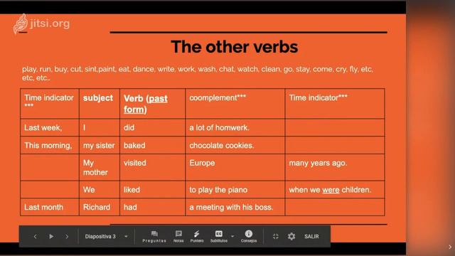 Simple past: affirmative sentences. смотреть онлайн