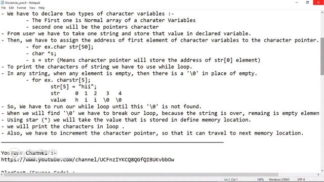#8 | Pointer | Print the string character-by-character using pointers & find length of a string. смотреть онлайн