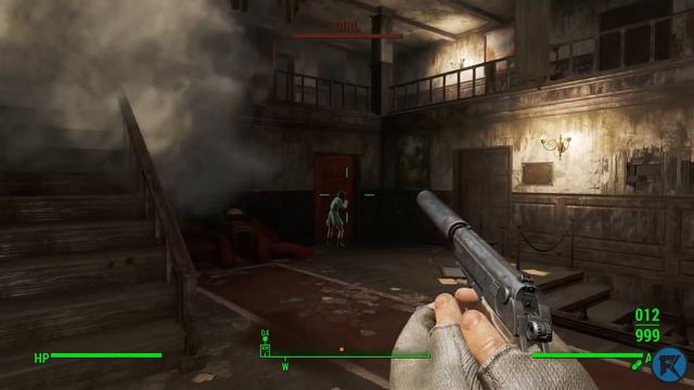 Fallout 4 | Can The Mysterious Stranger Kill Lucy The Ghost? | Nuka World смотреть онлайн