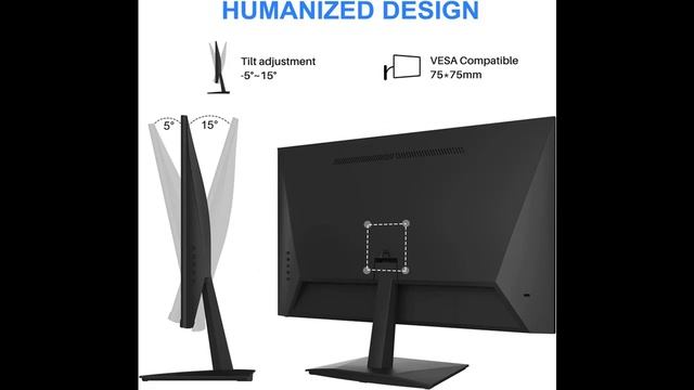 SANSUI Computer Monitor-24 inch 1080p FHD PC Monitor with USB Type-C, Built-in Speakers (ES-24F1) смотреть онлайн