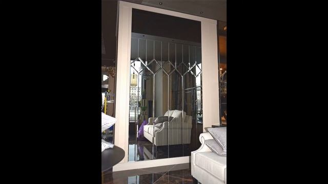 Зеркальное панно с фацетом Ромбы смотреть онлайн