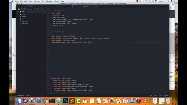 HTML , CSS , Bootstrap Training Ep 10 смотреть онлайн