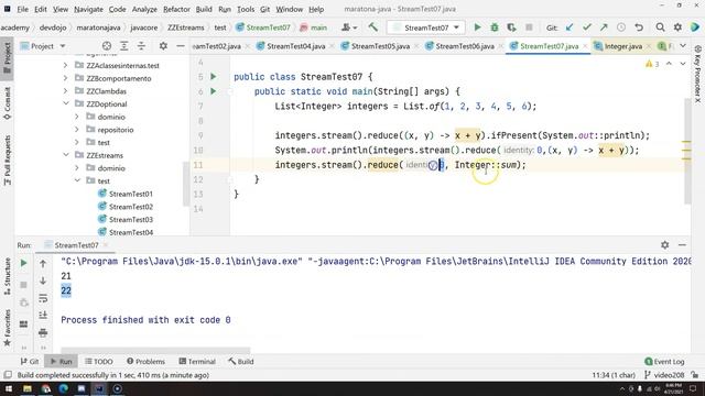209 - Streams pt 07 - Reduce pt 01 смотреть онлайн