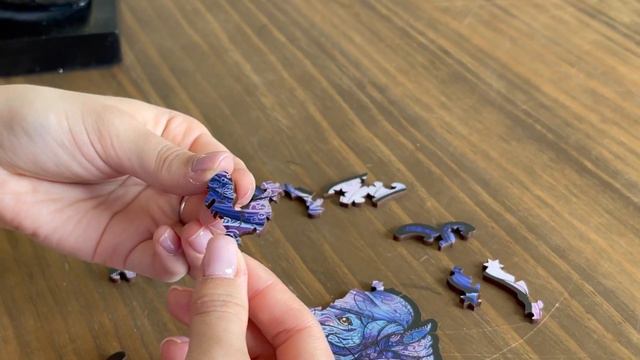 Rugo / Пазл из дерева для детей и взрослых / "Единорог" 28х34 см, 191 уникальная деталь смотреть онлайн