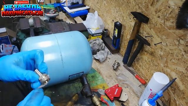 пескоструйный аппарат из балона с под фреона, в гараж, своими руками. смотреть онлайн