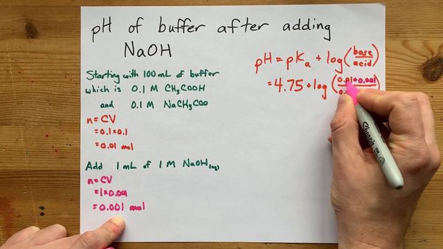 Find the pH of a Buffer after adding NaOH смотреть онлайн