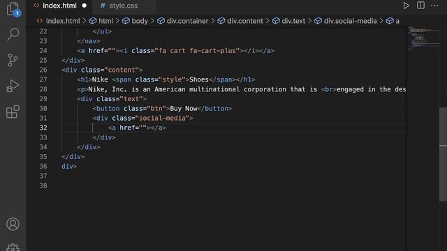 Beautiful Nike Shoe Landing Page Design || HTML & CSS смотреть онлайн