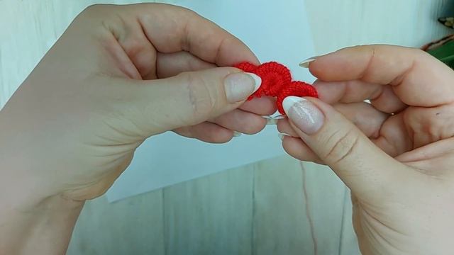 ЦВЕТОК ИЗ НИТОК(пряжи). Делаем вместе.