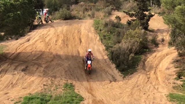 Test KTM 350 SX-F 2017. Motocross Sant Pere del Bosc, Spain смотреть онлайн