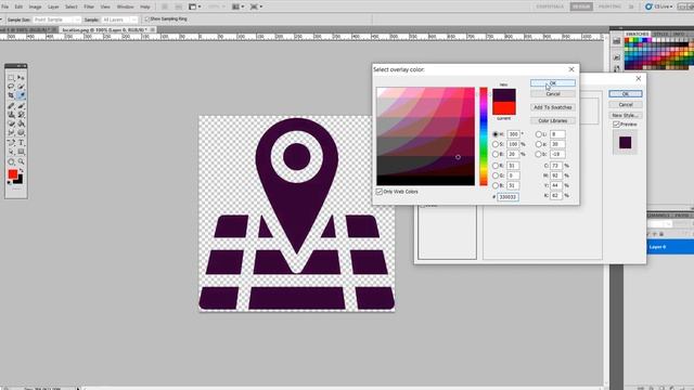 How to Recolor a PNG Icon or Logo in Photoshop in Hindi | How to change the color in Photoshop смотреть онлайн