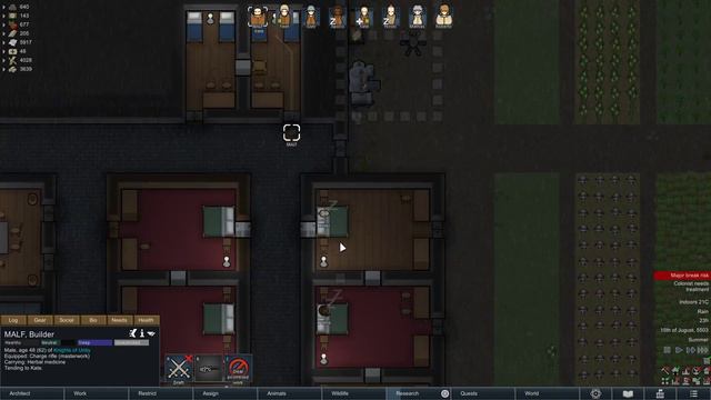 Component Issues - Ep. 24 - RimWorld Royalty | MALF Plays смотреть онлайн