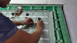 Проверка  подсветки телевизора