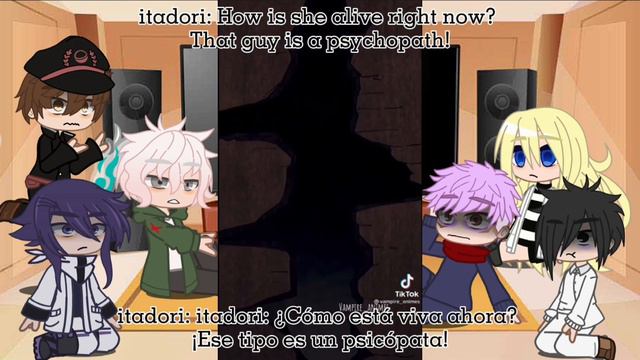 Anime Characters React To Each Other||(3/6)|| || Rachel Gardner || (Bad English)