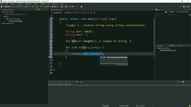 How to print Reverse String in JAVA programming language | 3 different Ways in Hindi.✔✔?? смотреть онлайн