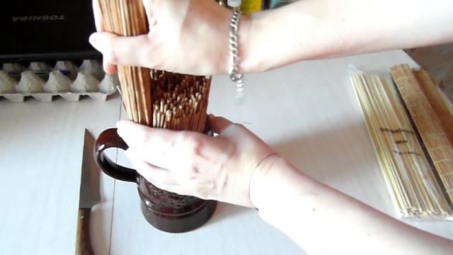 DIY. Супер простая подставка для НОЖЕЙ. Как сделать и ДВА года в использовании. смотреть онлайн