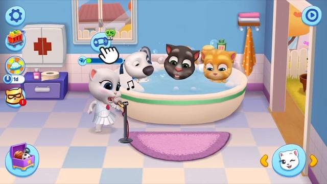 Angela Sings Shine Together! NEW My Talking Tom Friends Gameplay