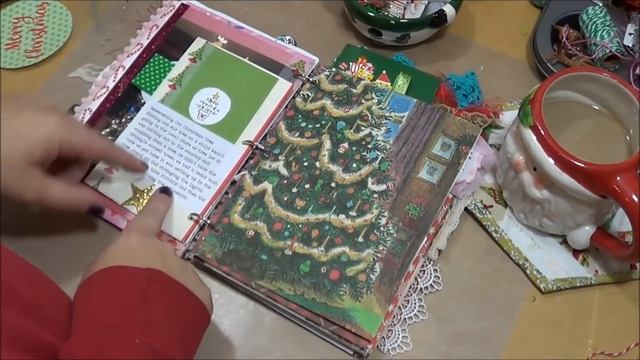 Junk Journal your Christmas Series No 8~ Flip Through Let's get Started смотреть онлайн