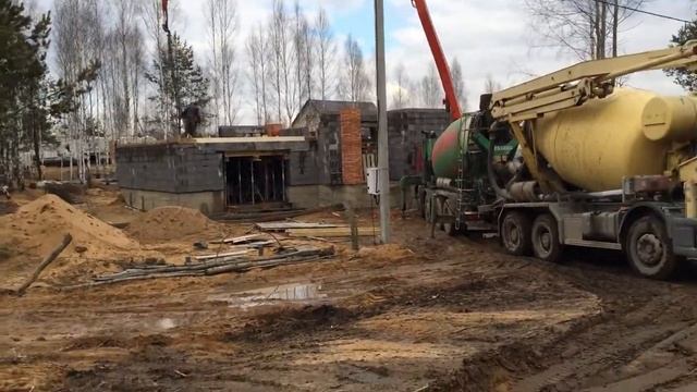 Заливка перекрытия над гаражом 2 смотреть онлайн