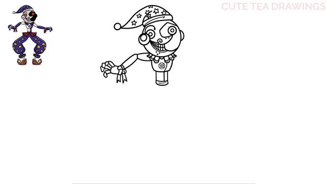 How To Draw Moondrop - The Daycare Attendant | Five Nights at Freddy's: Security Breach (FNAF) смотреть онлайн