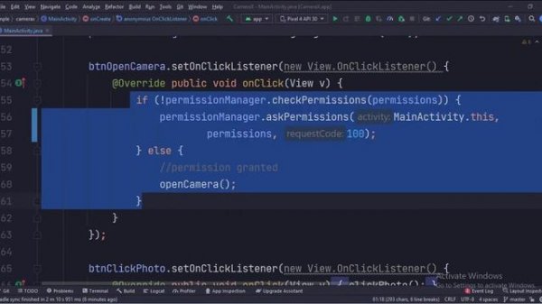 ANDROID - CAMERA X API TUTORIAL IN JAVA | CLICK & SAVE IMAGE IN GALLERY