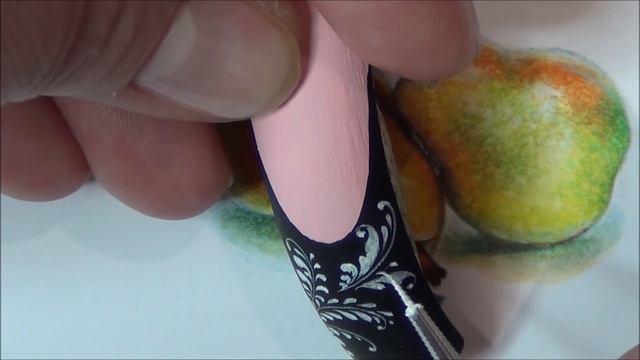 Рисуем снежинку и вензеля на ногтях/Дизайн ногтей/Новогодний дизайн/Зимний дизайн/Роспись ногтей. смотреть онлайн