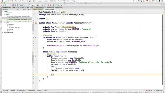 Tutorial Hanlder Android en Español смотреть онлайн