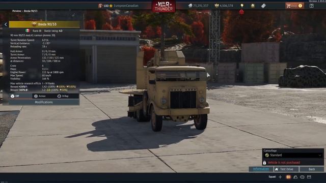 Breda 90/53 - Update KINGS OF BATTLE Dev Server - War Thunder смотреть онлайн