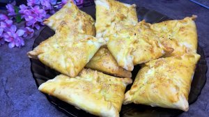 Самса с мясом из песочного теста. Тает во рту! Очень вкусная самса