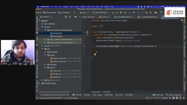 Build Whatsapp Clone in Android Kotlin | Tutorial | Hindi | Part 1 - Getting started with Firebase смотреть онлайн