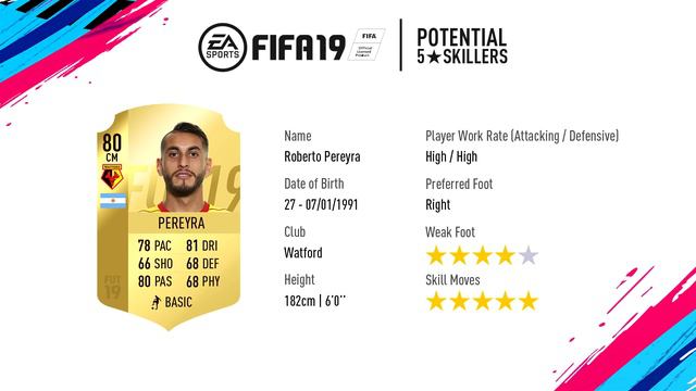 FIFA 19 | Potential 5 Star Skillers #2 ft. Roberto Pereyra смотреть онлайн