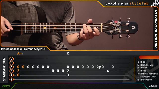 Demon Slayer: Kimetsu no Yaiba (Season 3) OP - Kizuna no Kiseki - Fingerstyle Guitar Cover + TABS смотреть онлайн