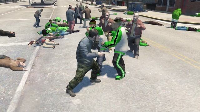 Biggest Street Fight in GTA 4! - Grove Street Families vs Russian Mob - GTA 4 NPC Wars 25 смотреть онлайн