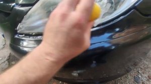 Проверка ЛайфХака. Полировка фар. Сода+лимон!